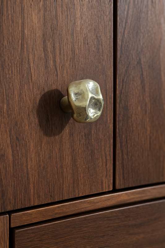 SOLID BRASS DRAWER & CABINET KNOB F53