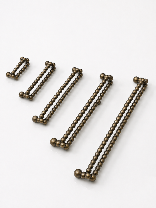 LUXURY PEARL SOLID BRASS DRAWER & CABINET PULL F133-F138