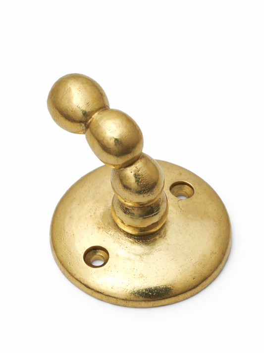 HEAVY-DUTY LUXURY BRASS WALL HOOK F47