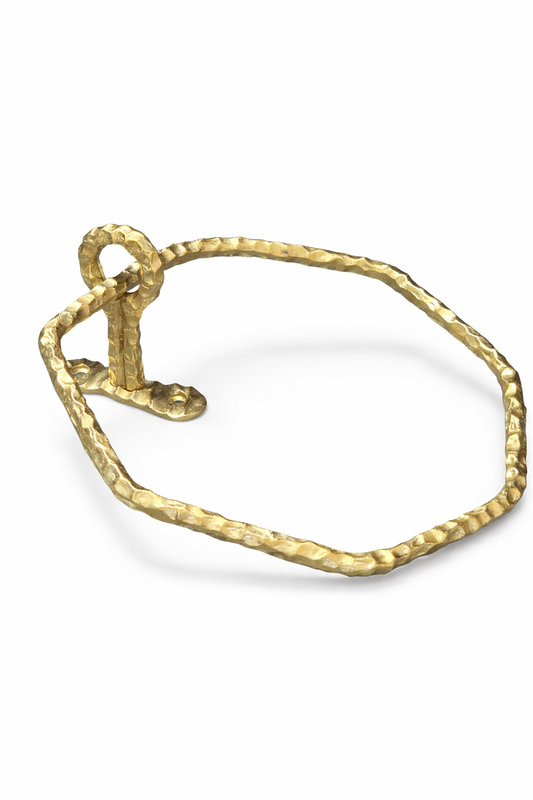 HEAVY DUTY LUXURY SOLID BRASS TOWEL RING F99