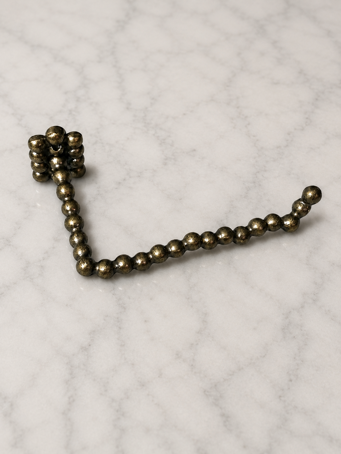 LUXURY SOLID BRASS PEARL TOILET PAPER HOLDER F110