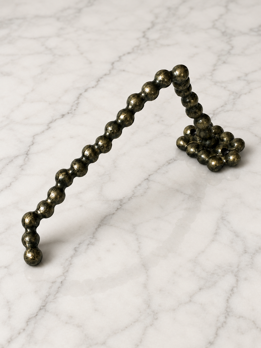 LUXURY SOLID BRASS PEARL TOILET PAPER HOLDER F110