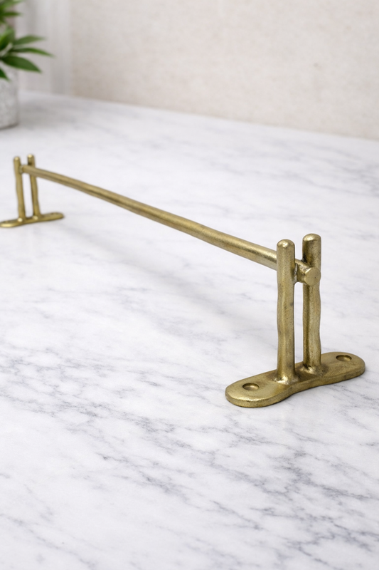 LUXURY SOLID BRASS TOWEL BAR (18") F103
