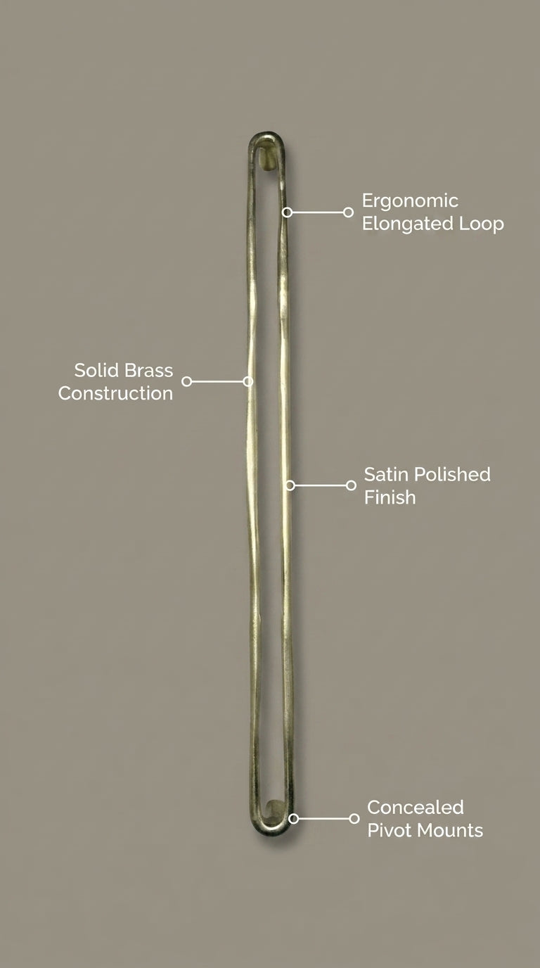 Luxury Solid Brass Drawer, Cabinet & Appliance Pull – F68-F73