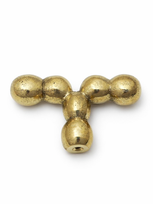 SOLID BRASS DRAWER & CABINET KNOB F65
