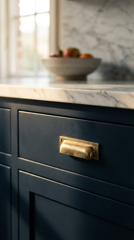 Solid Brass Door Cup Pull F171
