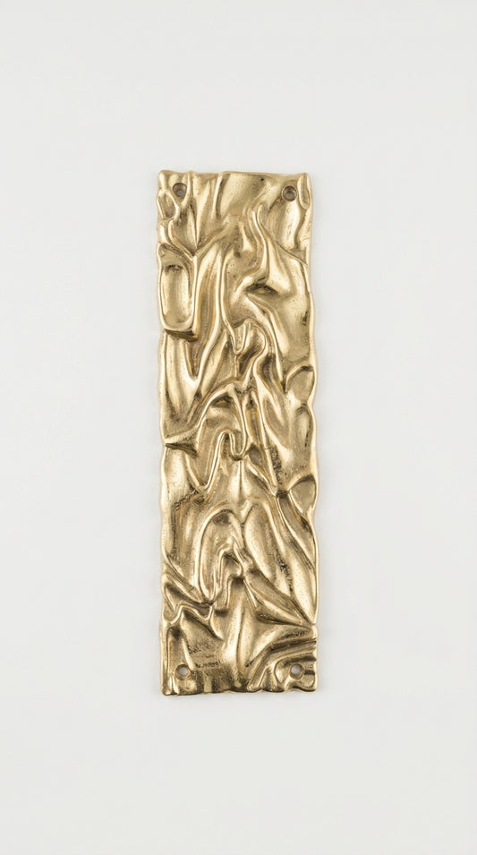 Solid Brass Door Push Plate F202