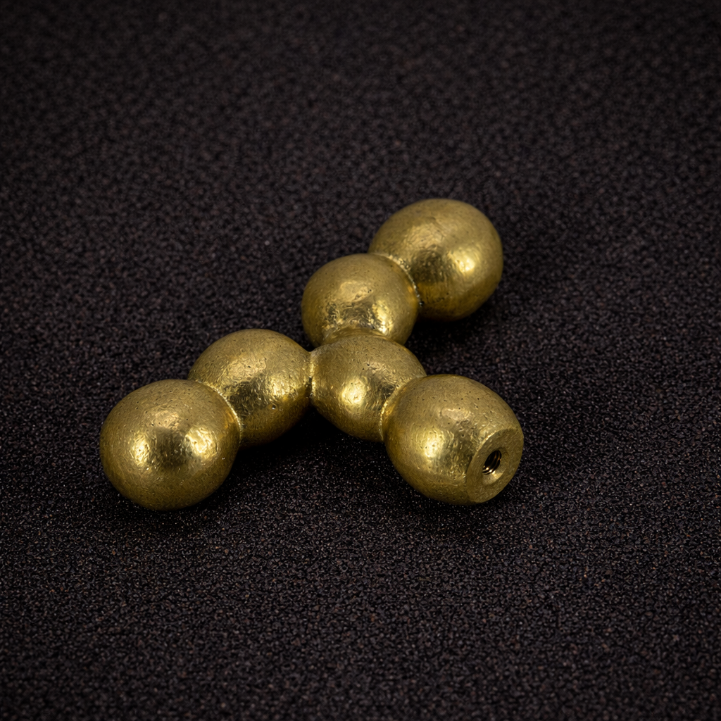 SOLID BRASS DRAWER & CABINET KNOB F65