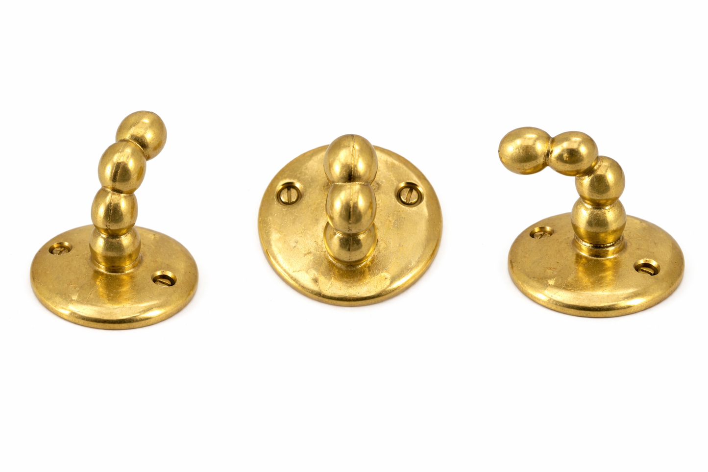 HEAVY-DUTY LUXURY BRASS WALL HOOK F47