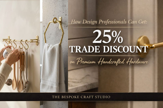 How Interior Designers Can Get 25% Trade Discount on Premium Brass Hardware
