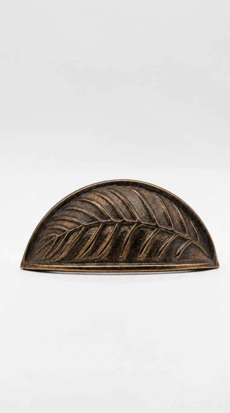 Solid Brass Door Cup Pull F176