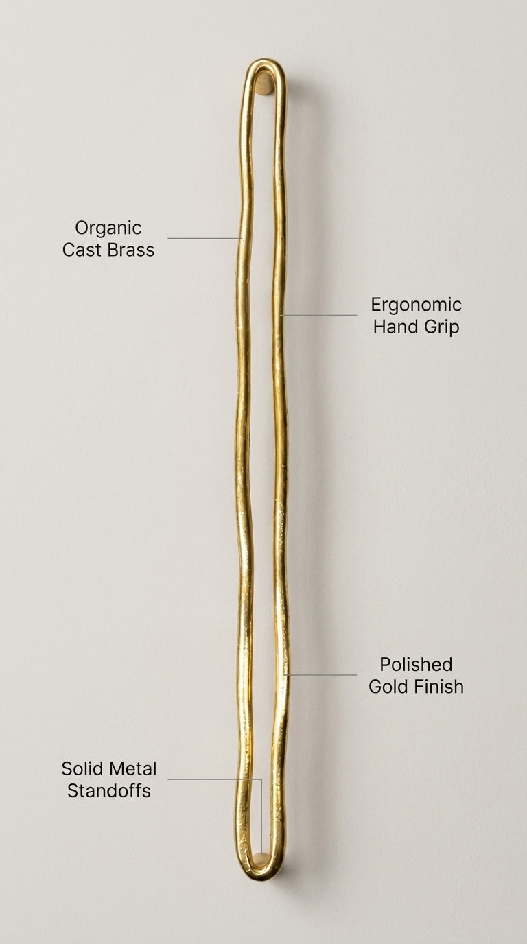 Luxury Solid Brass Drawer, Cabinet & Appliance Pull – F68-F73