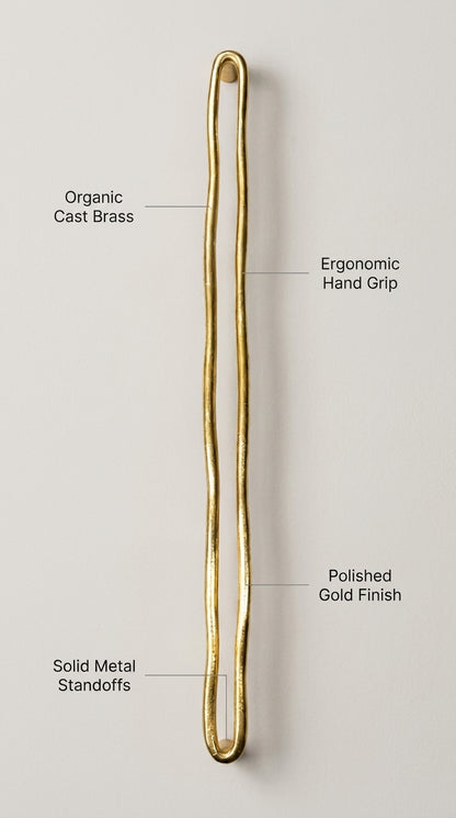 Luxury Solid Brass Drawer, Cabinet & Appliance Pull – F68-F73