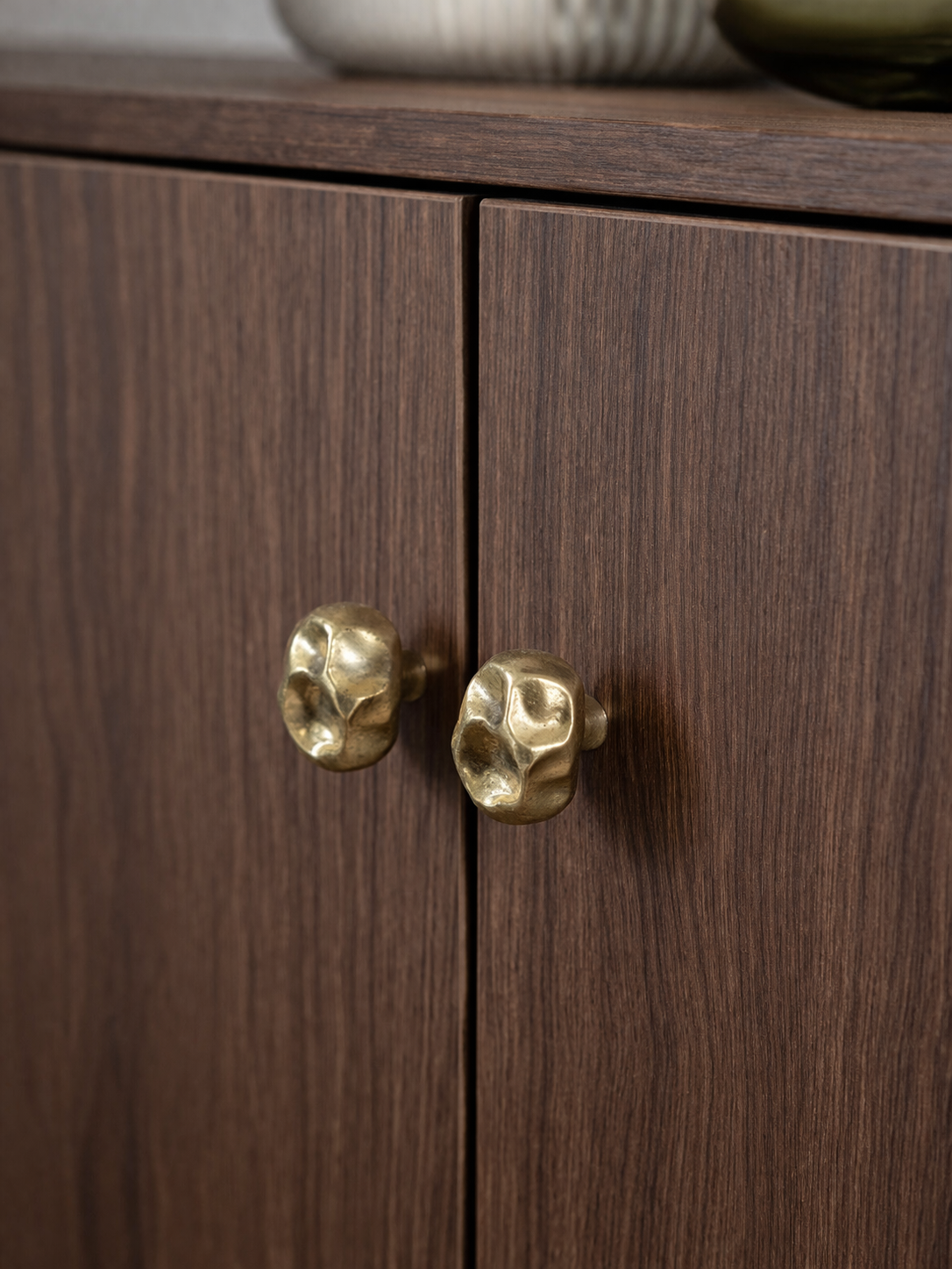 SOLID BRASS DRAWER & CABINET KNOB F53