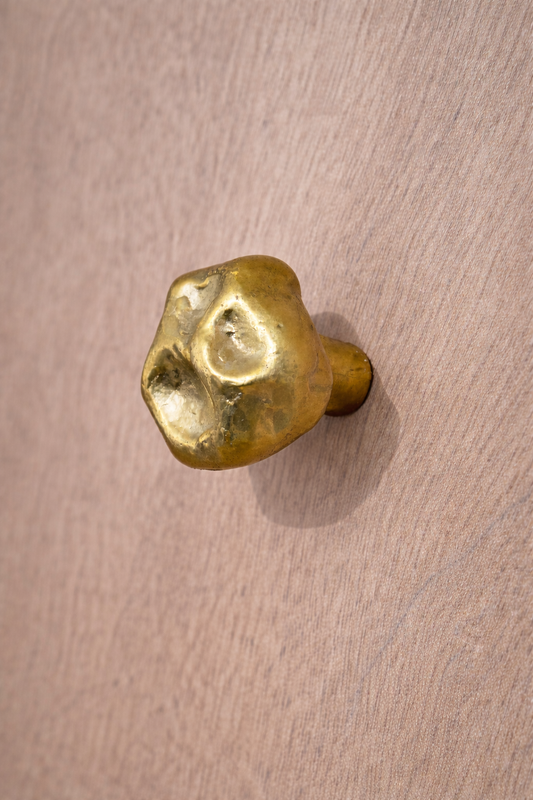 SOLID BRASS DRAWER & CABINET KNOB F53