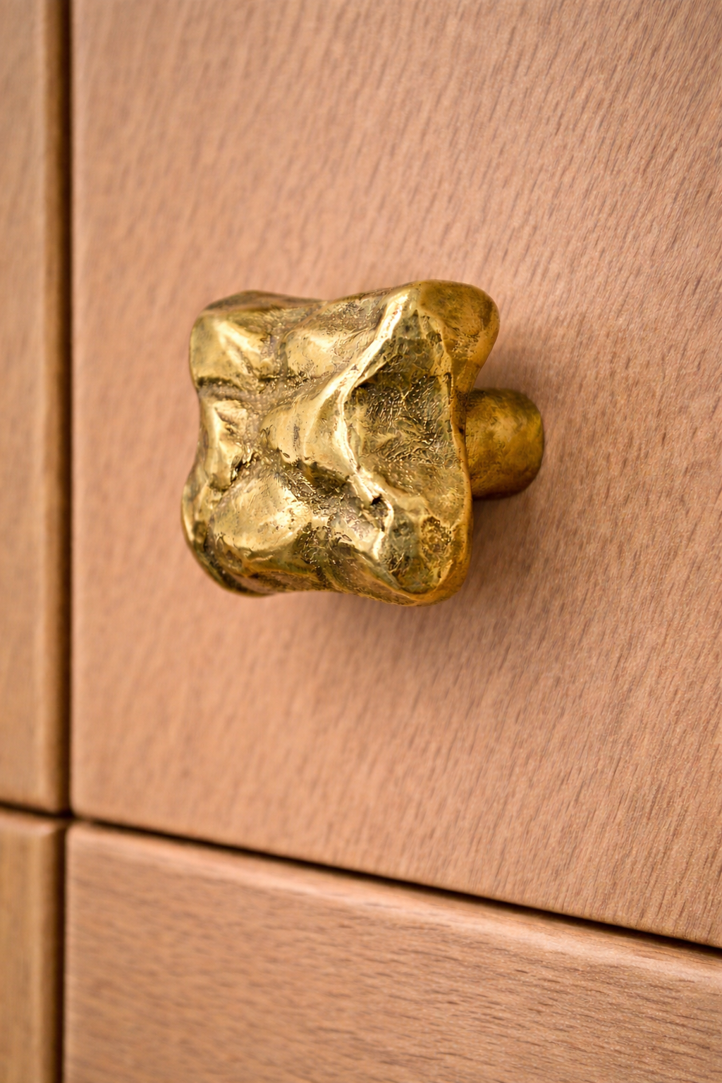 SOLID BRASS DRAWER & CABINET KNOB F54