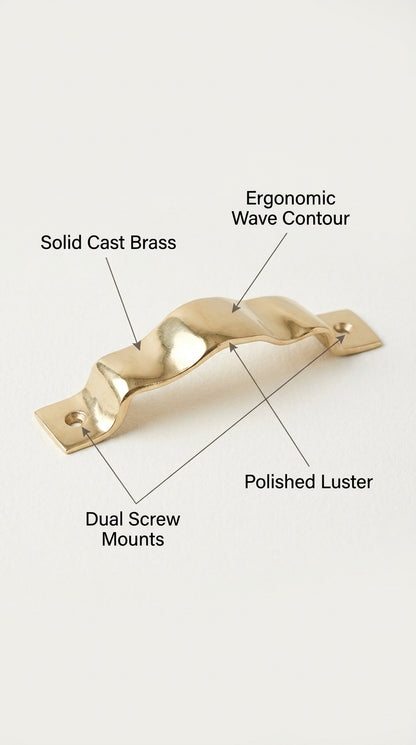 Brass Drawer and Cabinet Pull F141-F144