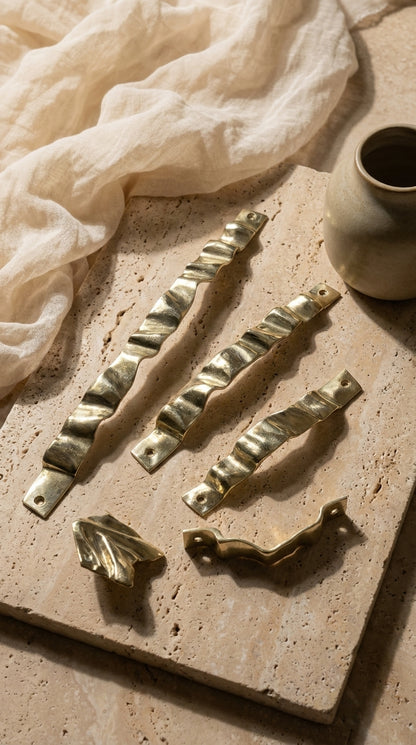 Brass Drawer and Cabinet Pull F141-F144