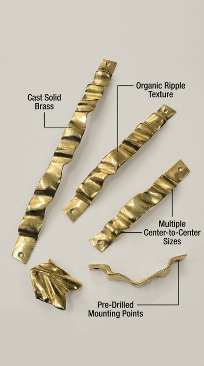 Brass Drawer and Cabinet Pull F141-F144