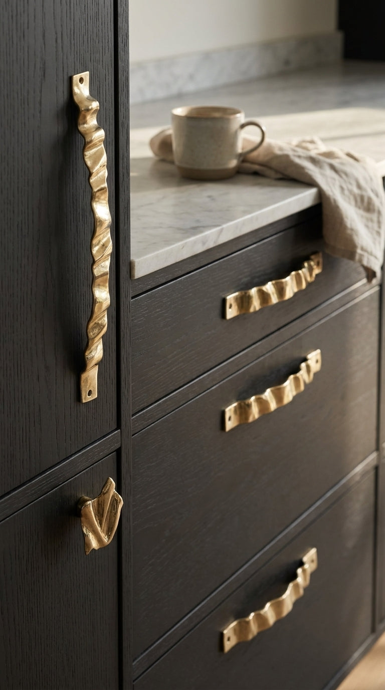 Brass Drawer and Cabinet Pull F141-F144