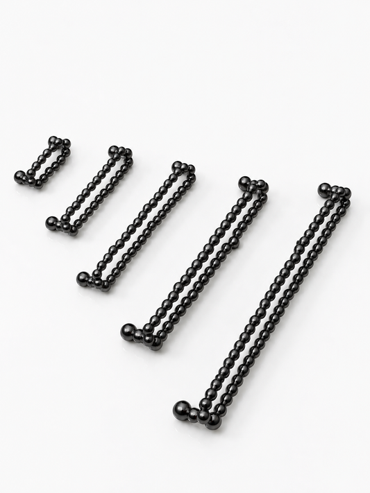 LUXURY PEARL SOLID BRASS DRAWER & CABINET PULL F133-F138