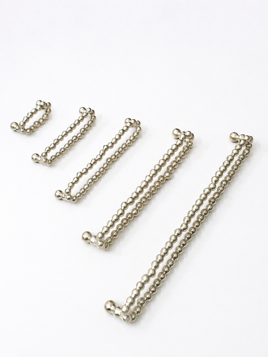 LUXURY PEARL SOLID BRASS DRAWER & CABINET PULL F133-F138