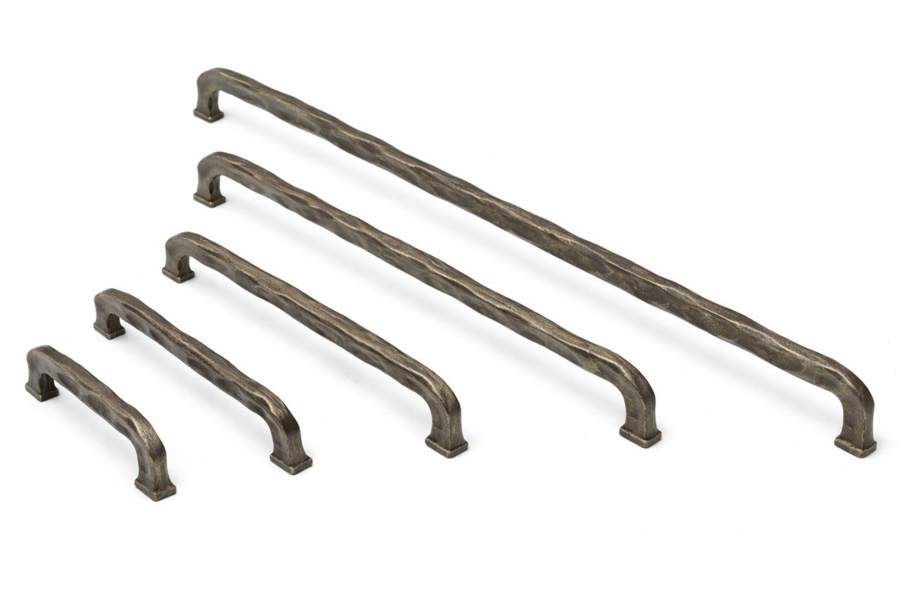 HAMMERED SOLID BRASS DOOR PULL