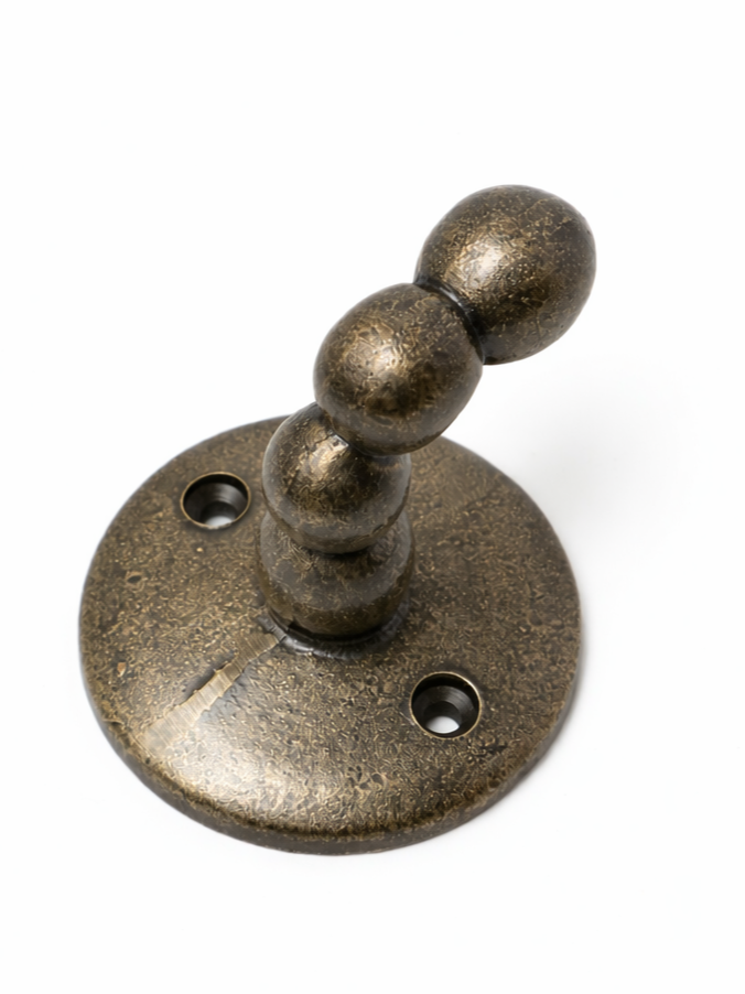 HEAVY-DUTY LUXURY BRASS WALL HOOK F47