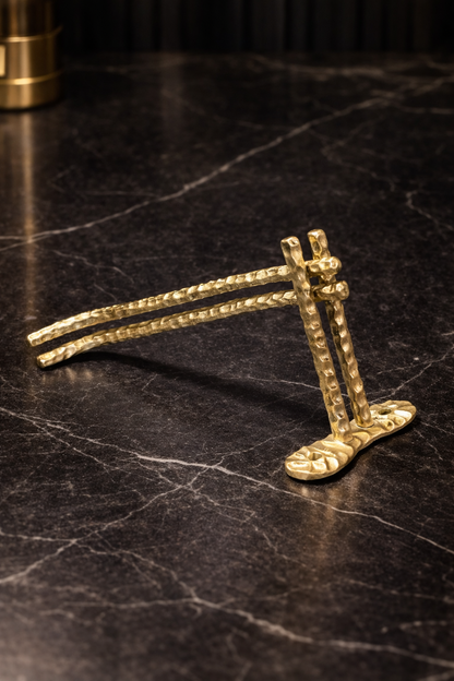 LUXURY SOLID BRASS TOILET PAPER HOLDER F109