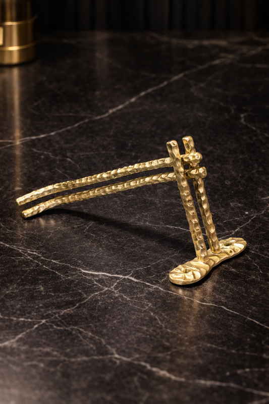 LUXURY SOLID BRASS TOILET PAPER HOLDER F109