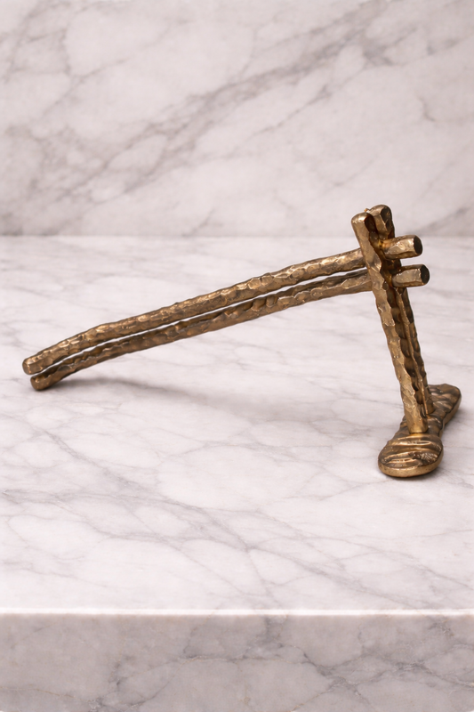 LUXURY SOLID BRASS TOILET PAPER HOLDER F109