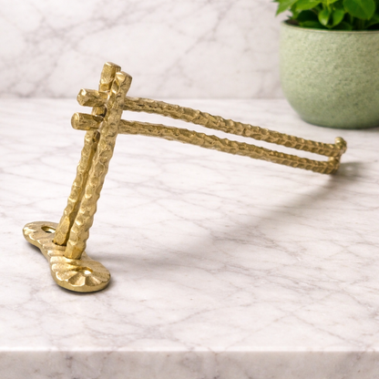 LUXURY SOLID BRASS TOILET PAPER HOLDER F109