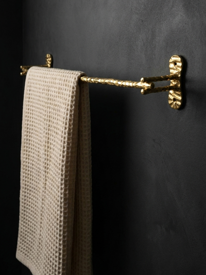 HEAVY DUTY LUXURY SOLID BRASS TOWEL BAR (24") F104