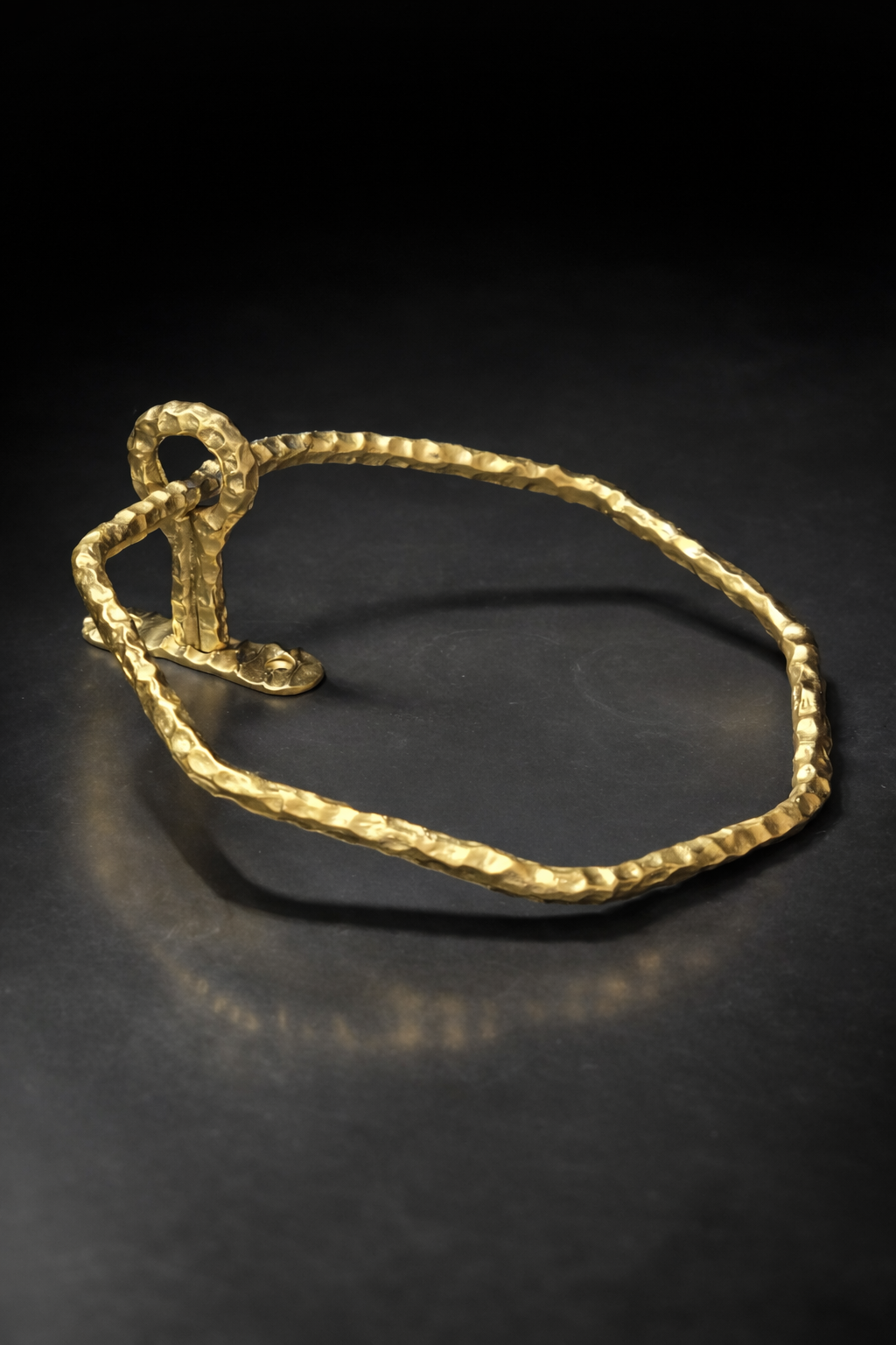 HEAVY DUTY LUXURY SOLID BRASS TOWEL RING F99