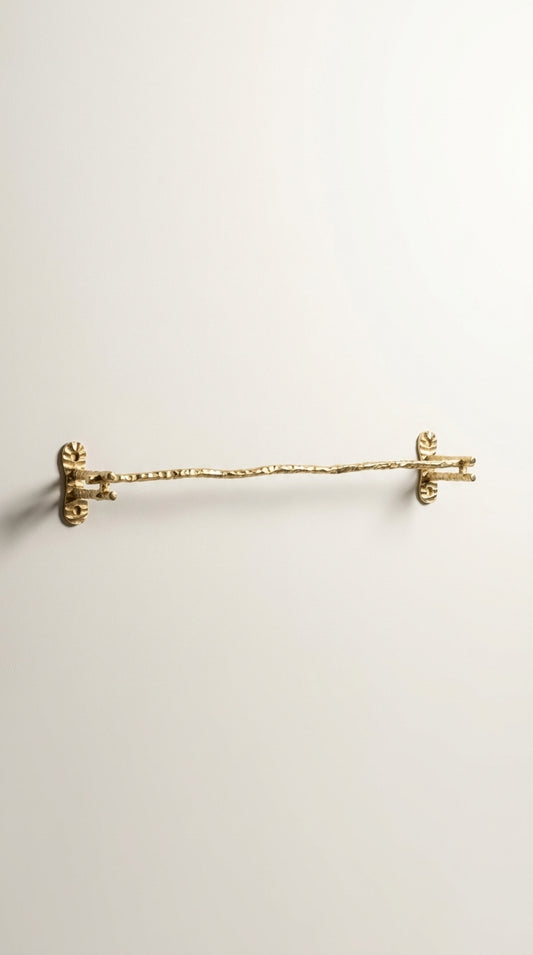 HEAVY DUTY LUXURY SOLID BRASS TOWEL BAR (24") F104