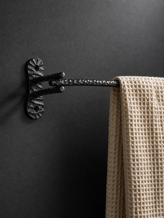 HEAVY DUTY LUXURY SOLID BRASS TOWEL BAR (18") F105