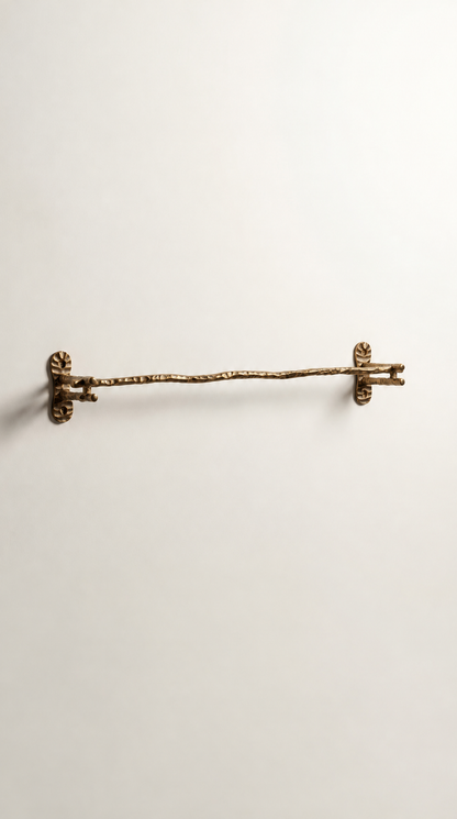 HEAVY DUTY LUXURY SOLID BRASS TOWEL BAR (24") F104