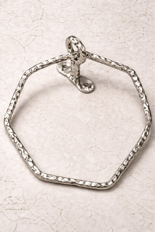 HEAVY DUTY LUXURY SOLID BRASS TOWEL RING F99