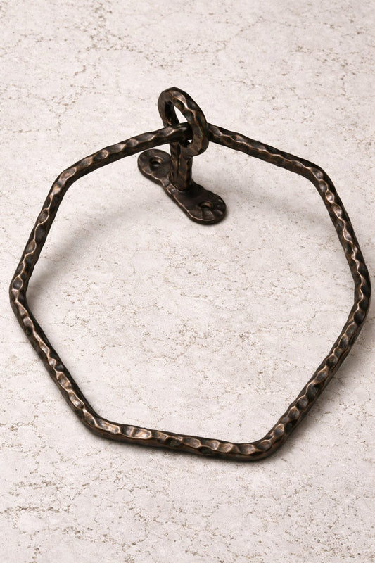HEAVY DUTY LUXURY SOLID BRASS TOWEL RING F99