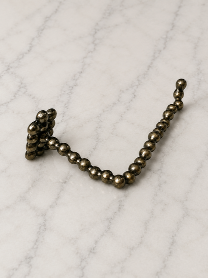 LUXURY SOLID BRASS PEARL TOILET PAPER HOLDER F110