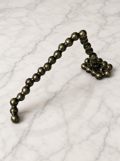 LUXURY SOLID BRASS PEARL TOILET PAPER HOLDER F110