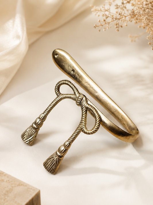 LUXURY SOLID BRASS ROPE CURTAIN TIE F121