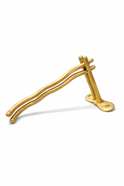 LUXURY SOLID BRASS TOILET PAPER HOLDER F108