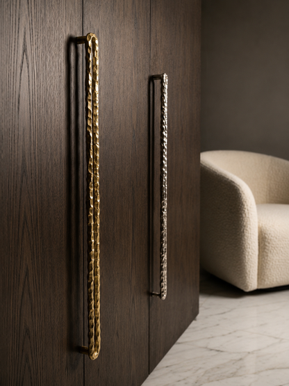 LUXURY LUSTONE SOLID BRASS DRAWER & CABINET PULL F74-F79