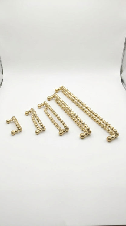 LUXURY PEARL SOLID BRASS DRAWER & CABINET PULL F133-F138