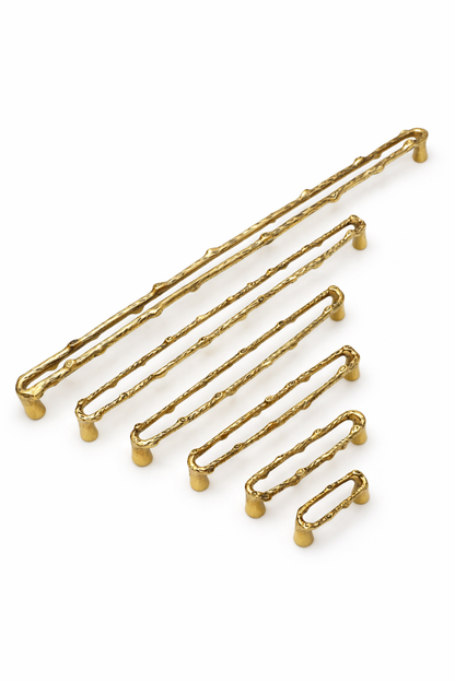 LUXURY TIMBATONE SOLID BRASS DRAWER & CABINET PULL F80-F85