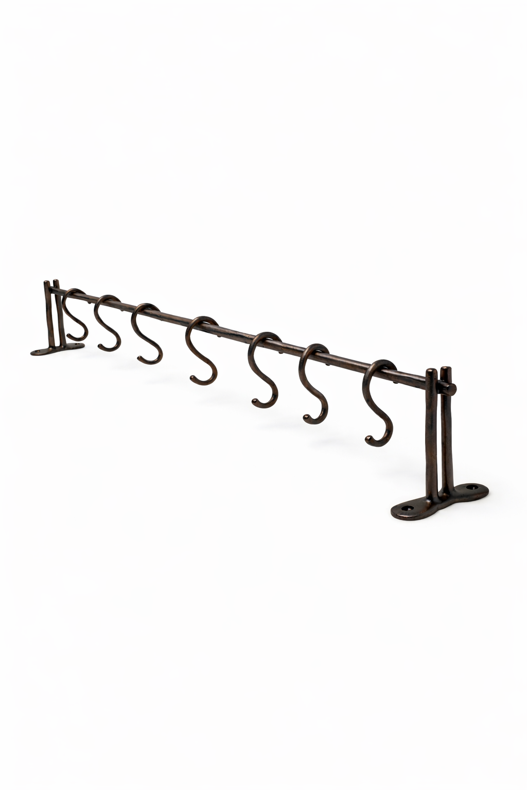 LUXURY SOLID BRASS KITCHEN BAR (24"+7 HOOKS) F125