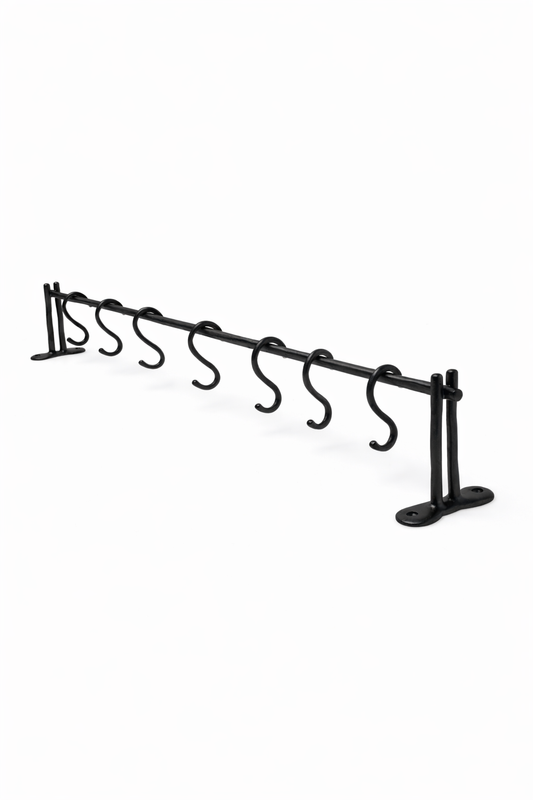 LUXURY SOLID BRASS KITCHEN BAR (24"+7 HOOKS) F125