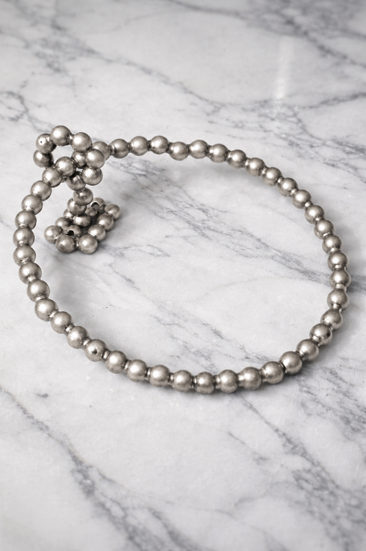 LUXURY SOLID BRASS PEARL TOWEL RING F101