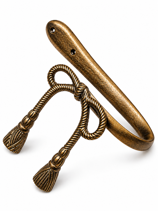 LUXURY SOLID BRASS ROPE CURTAIN TIE F121